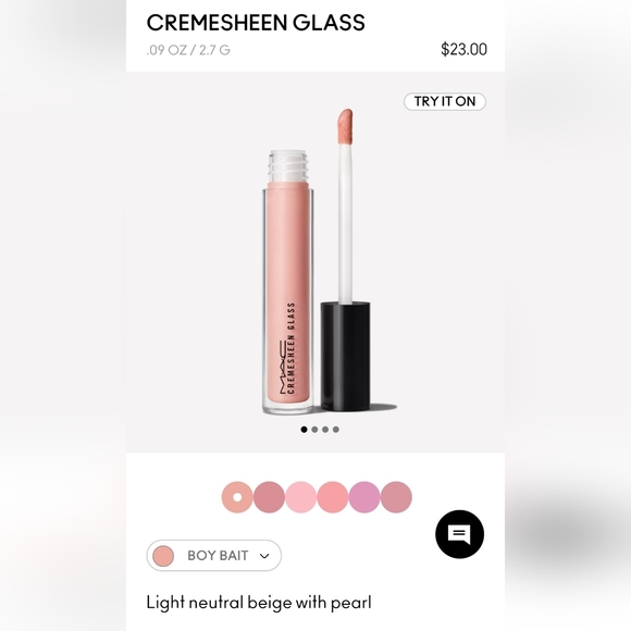 🆕️MAC | Cremesheen Glass in Boy Bait - Picture 3 of 5
